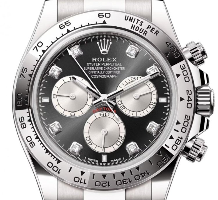 Rolex Daytona 126509 White Gold Black Diamond Dial Unworn 2024