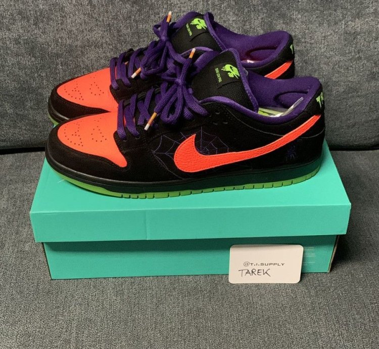 Nike Sb Dunk Low Night Of Mischief Us12 Halloween