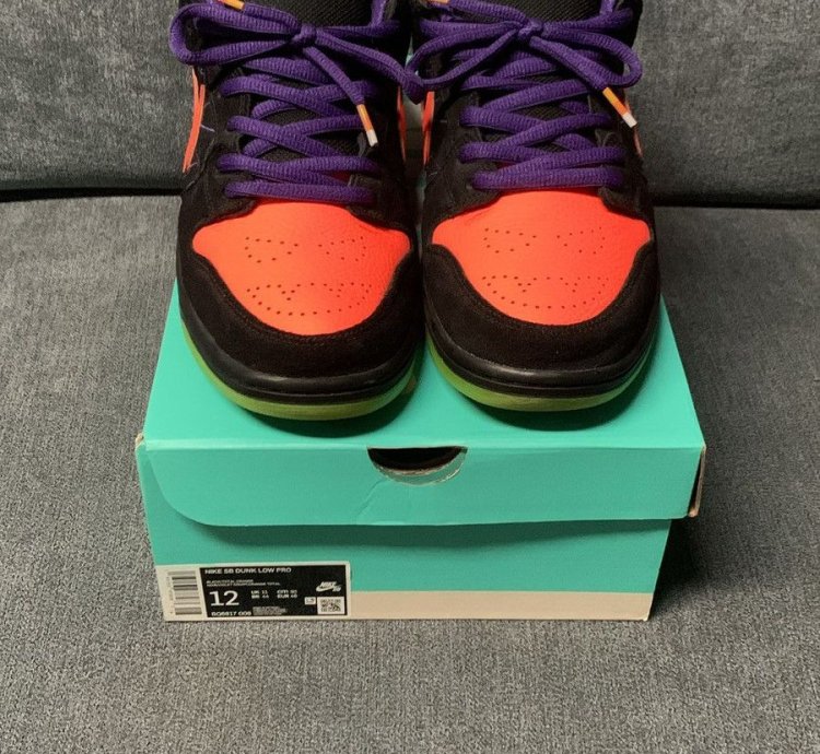 Nike Sb Dunk Low Night Of Mischief Us12 Halloween