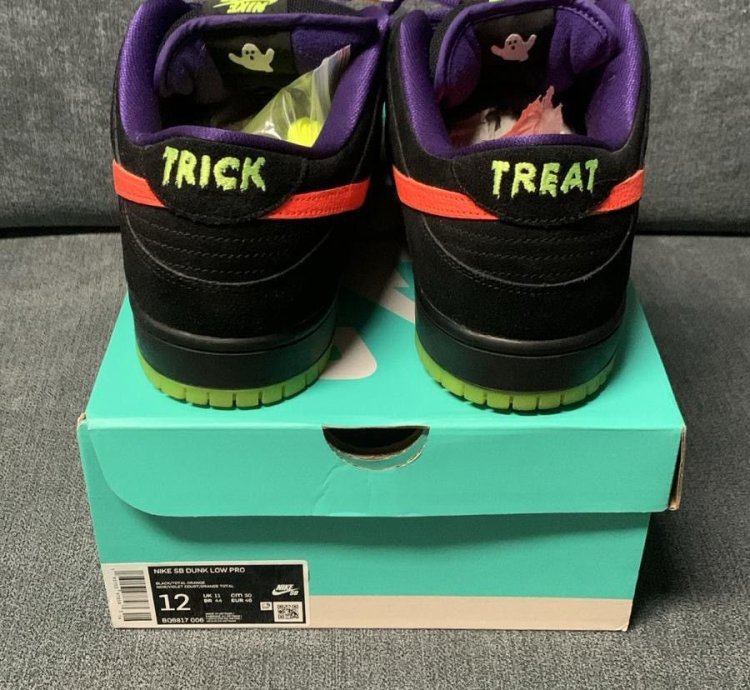 Nike Sb Dunk Low Night Of Mischief Us12 Halloween