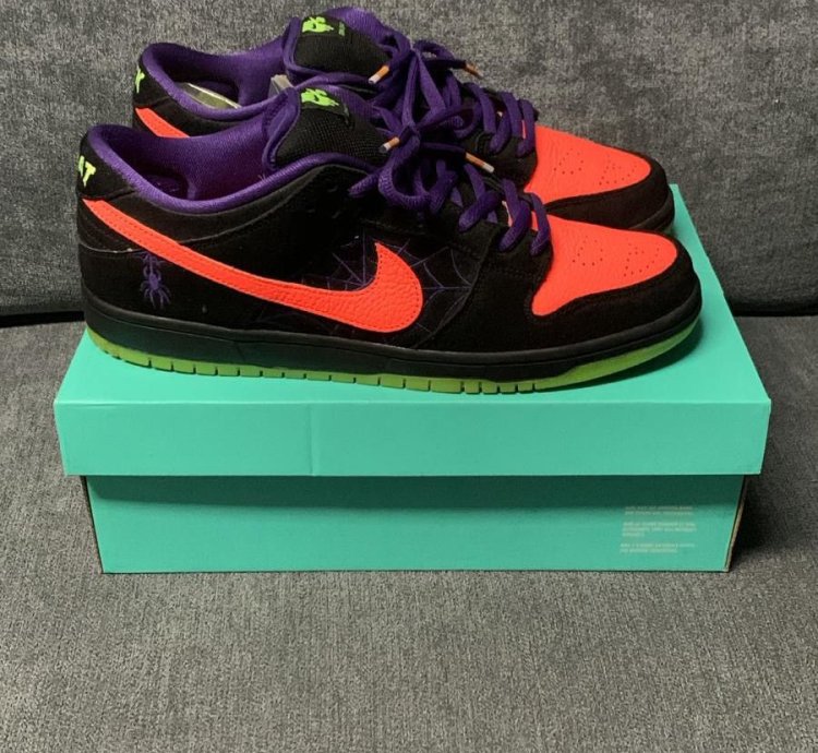 Nike Sb Dunk Low Night Of Mischief Us12 Halloween