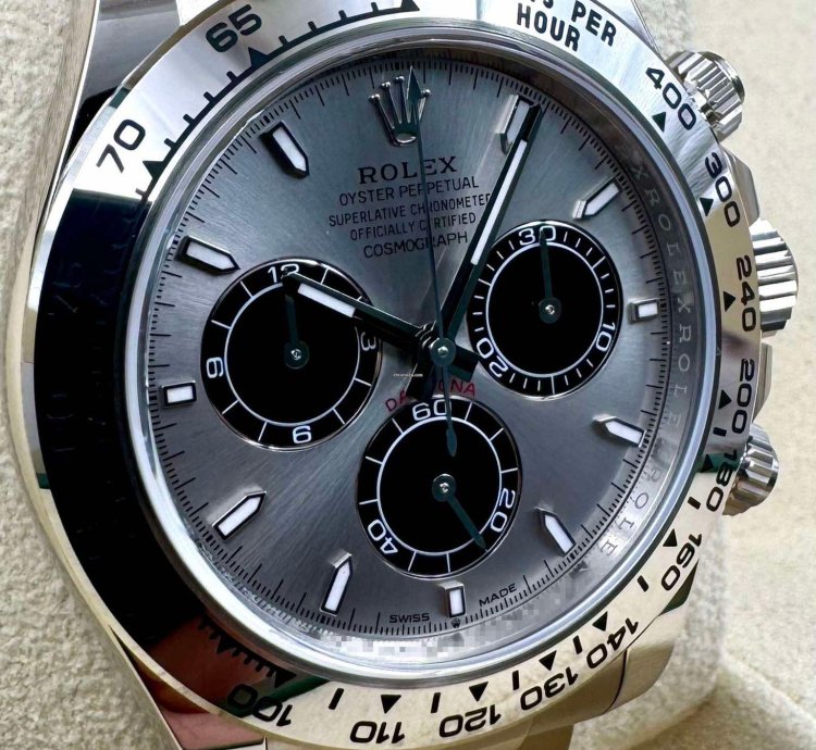 Rolex Daytona 126509 White Gold Silver Dial Unworn 2023
