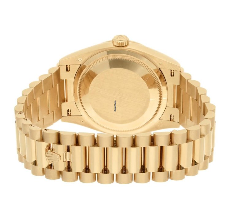 Rolex Day-date 36 36mm Yellow Gold Carnelian Roman Diamond Dial 128238 Presidential