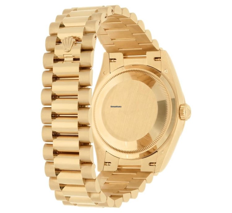 Rolex Day-date 36 36mm Yellow Gold Carnelian Roman Diamond Dial 128238 Presidential