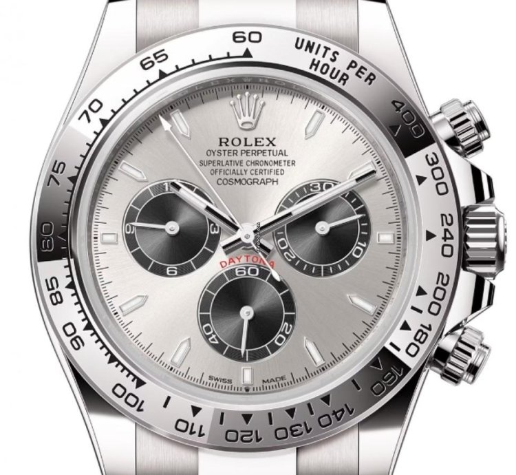 Rolex Daytona 126509 White Gold Silver Dial Unworn 2023