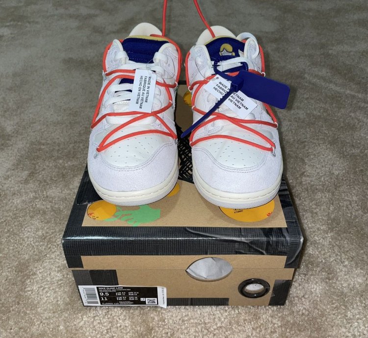 Nike Sb Dunk Low Off-white Lot 13 Of 50