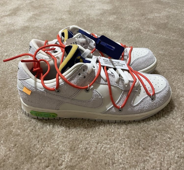 Nike Sb Dunk Low Off-white Lot 13 Of 50