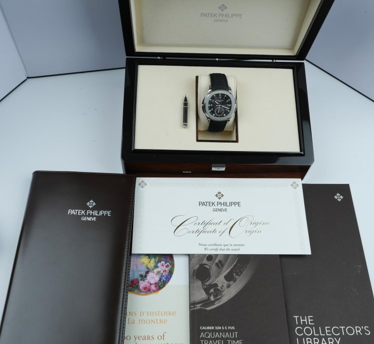 Patek Philippe Aquanaut Travel Time 5164a-001 Discontinued