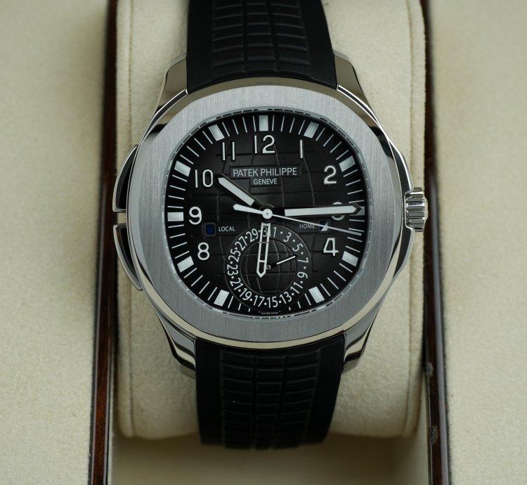 Patek Philippe Aquanaut Travel Time 5164a-001 Discontinued