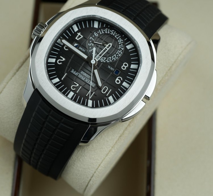 Patek Philippe Aquanaut Travel Time 5164a-001 Discontinued