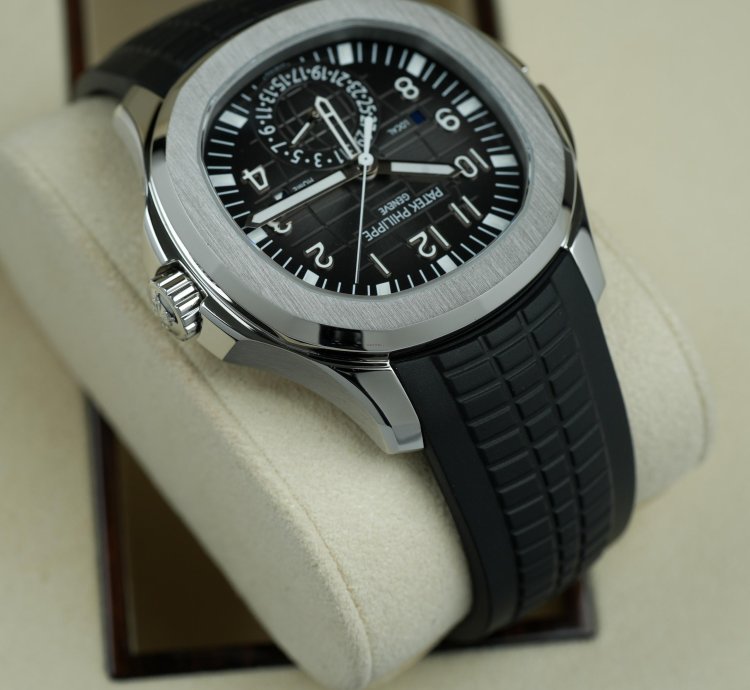 Patek Philippe Aquanaut Travel Time 5164a-001 Discontinued