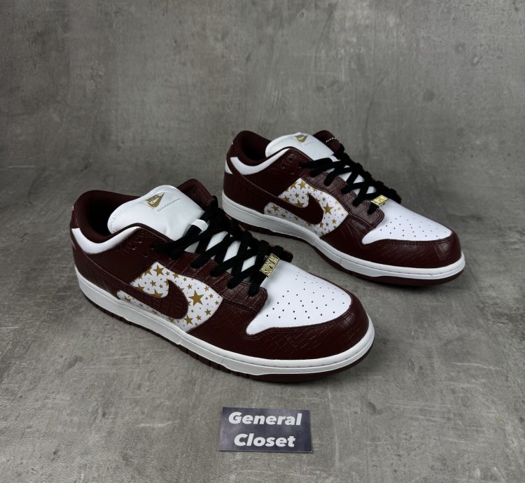 Nike Sb Dunk Low Og Supreme Stars Barkroot Brown