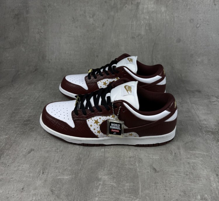 Nike Sb Dunk Low Og Supreme Stars Barkroot Brown