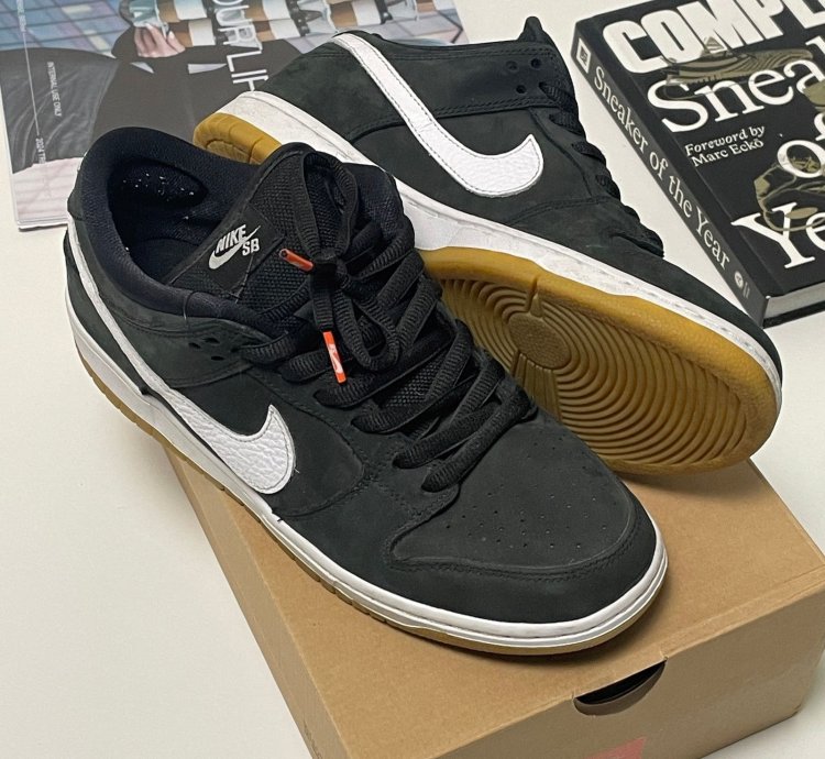 Nike Sb Dunk Low Orange Label Black White