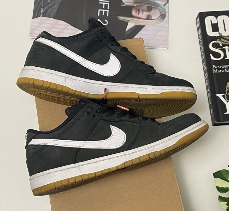 Nike Sb Dunk Low Orange Label Black White