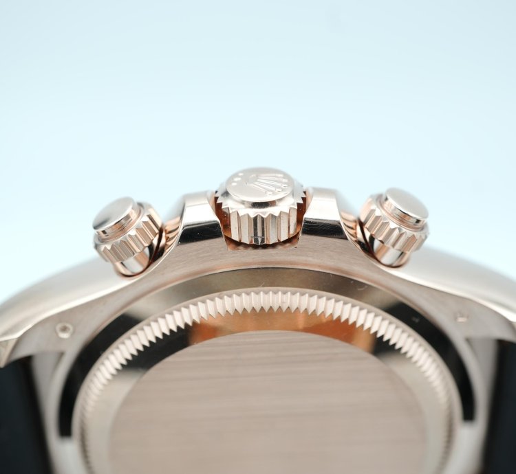 Rolex Daytona 126515ln Cosmograph Daytona 18k Rose Gold Oysterflex Black Dial Complete Set 2024