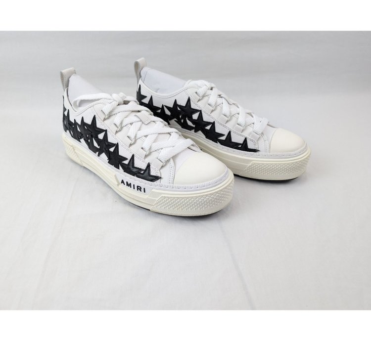 O1rshd1 3 Stars Court Low-top Sneakers In White Black