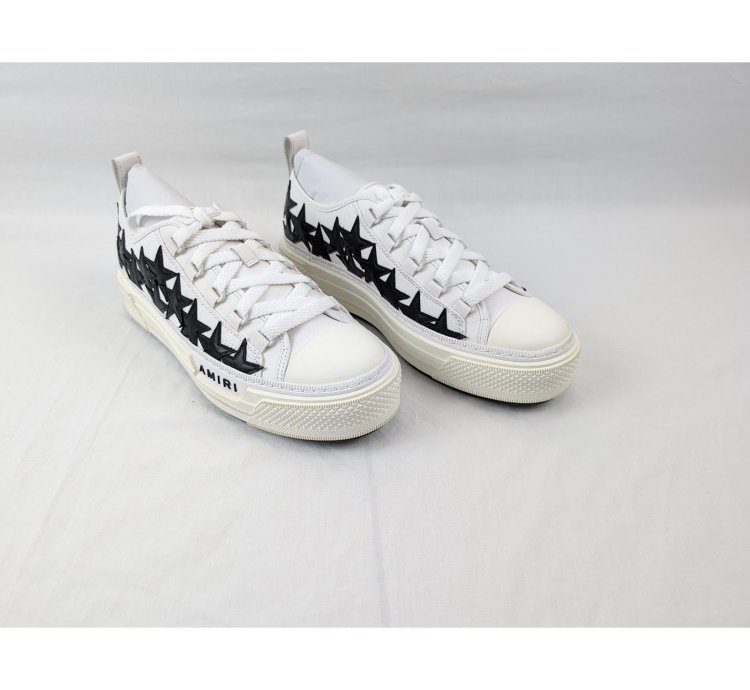 O1rshd1 3 Stars Court Low-top Sneakers In White Black