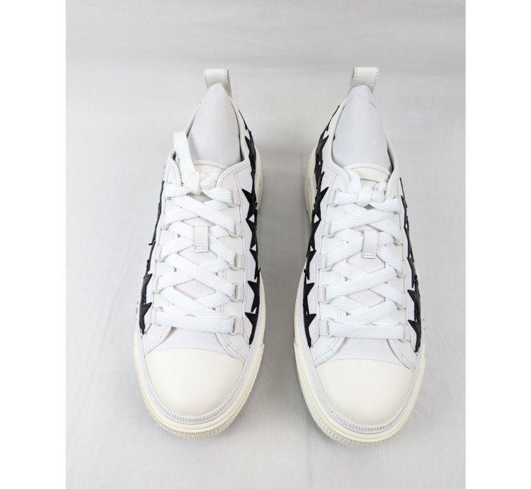 O1rshd1 3 Stars Court Low-top Sneakers In White Black