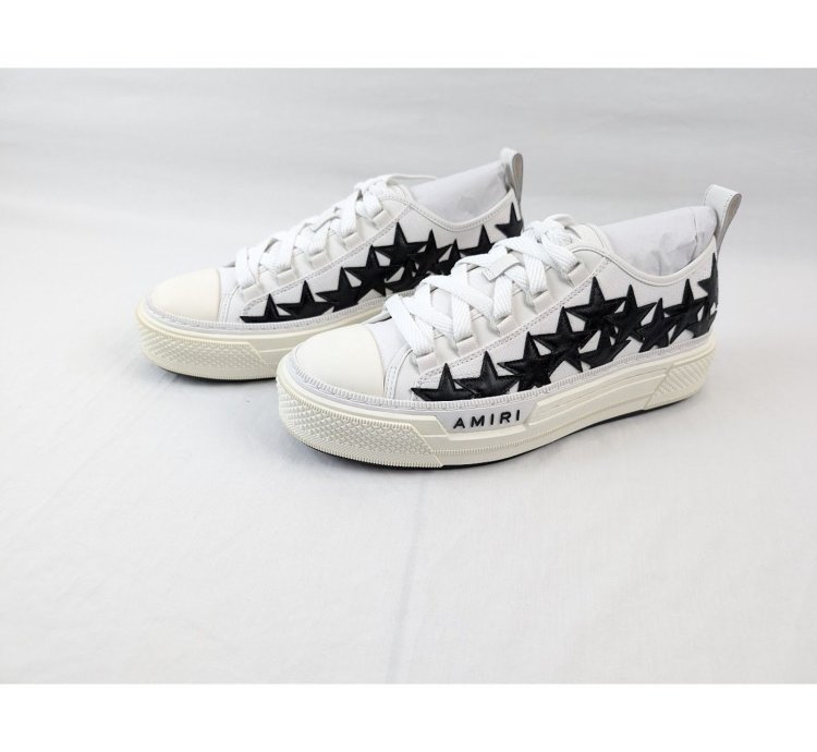 O1rshd1 3 Stars Court Low-top Sneakers In White Black
