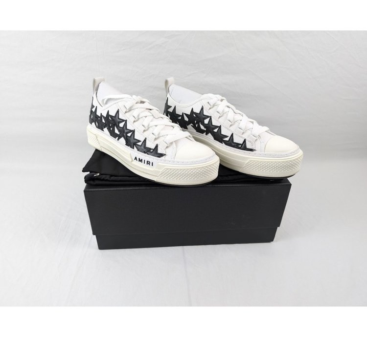 O1rshd1 3 Stars Court Low-top Sneakers In White Black