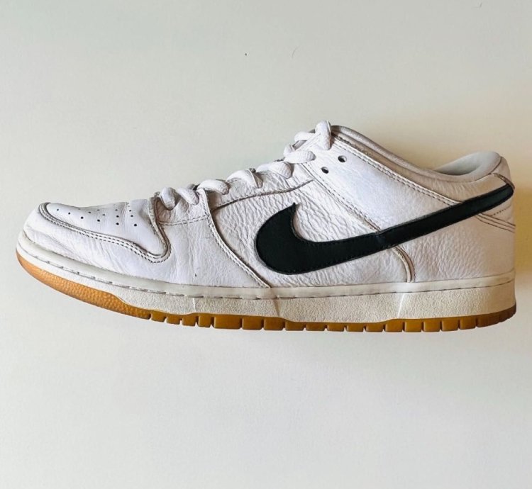 Nike Sb Dunk Low Orange Label White