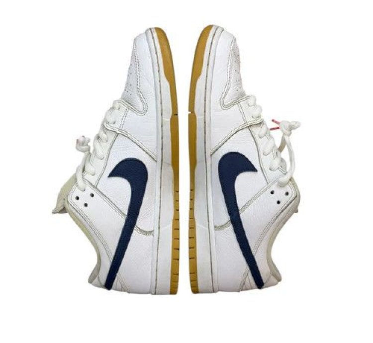 Nike Sb Dunk Low Orange Label White Navy