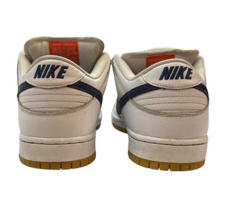 Nike Sb Dunk Low Orange Label White Navy