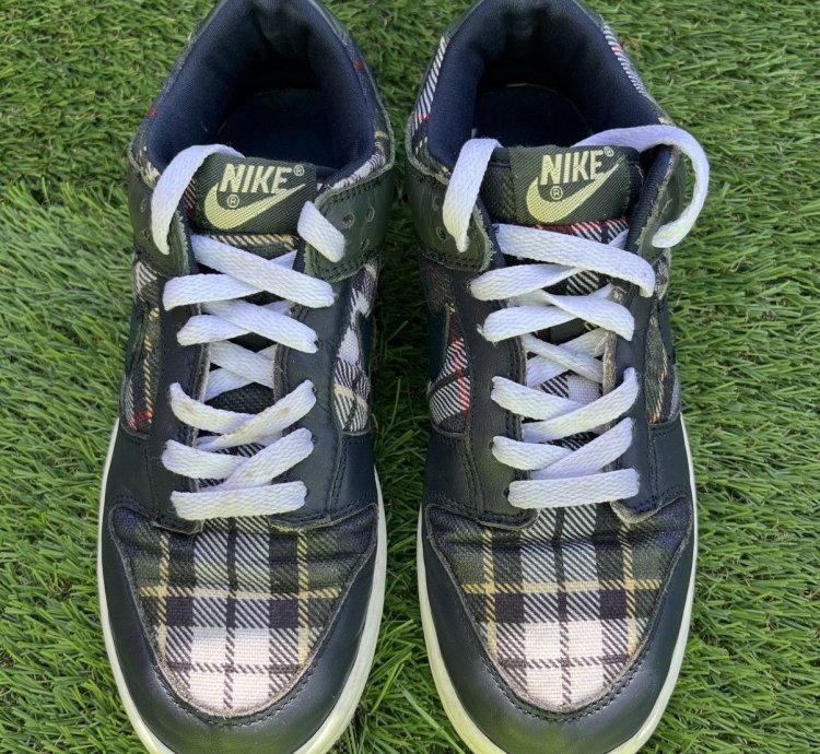 Nike Sb Dunk Low Plaid women Size 7