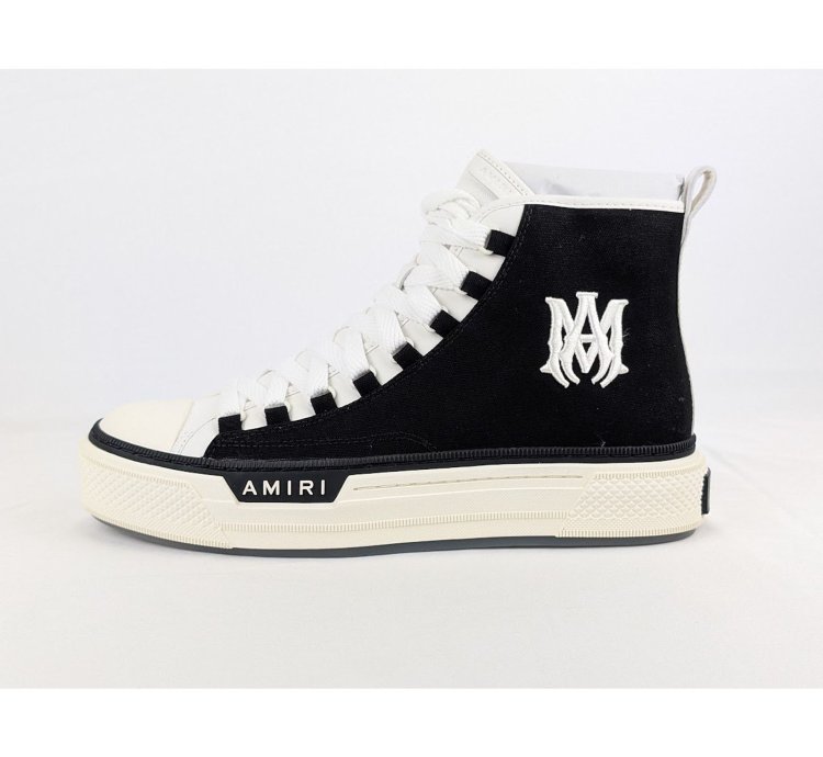O1rshd1 Ma Court Hi Top Sneakers In Black White