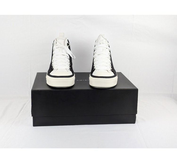 O1rshd1 Ma Court Hi Top Sneakers In Black White