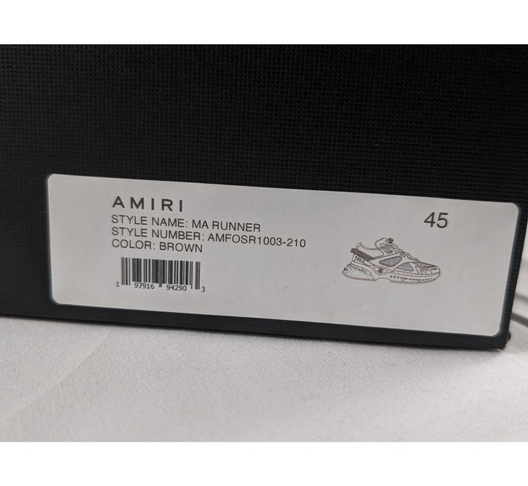 O1rshd1 Ma Runner Sneakers In Brown Off-white