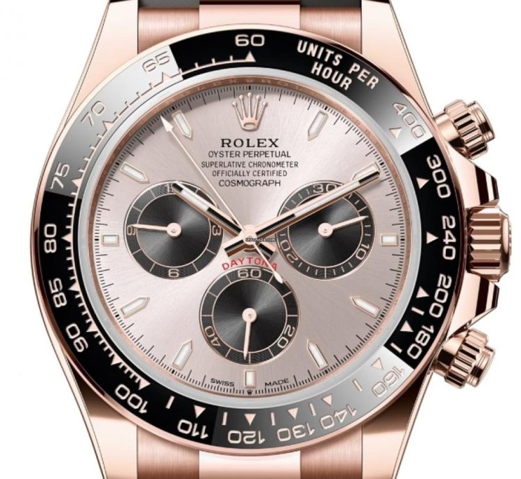 Rolex Daytona 126515ln Rose Gold Oysterflex Sundust Dial Unworn 2024