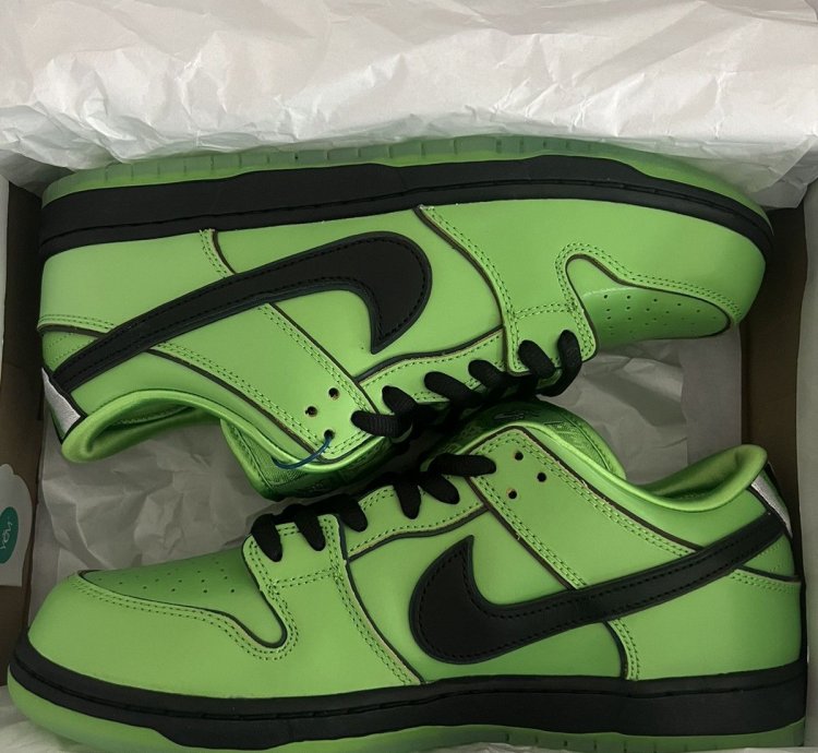 Nike Sb Dunk Low Powerpuff Girls Buttercup