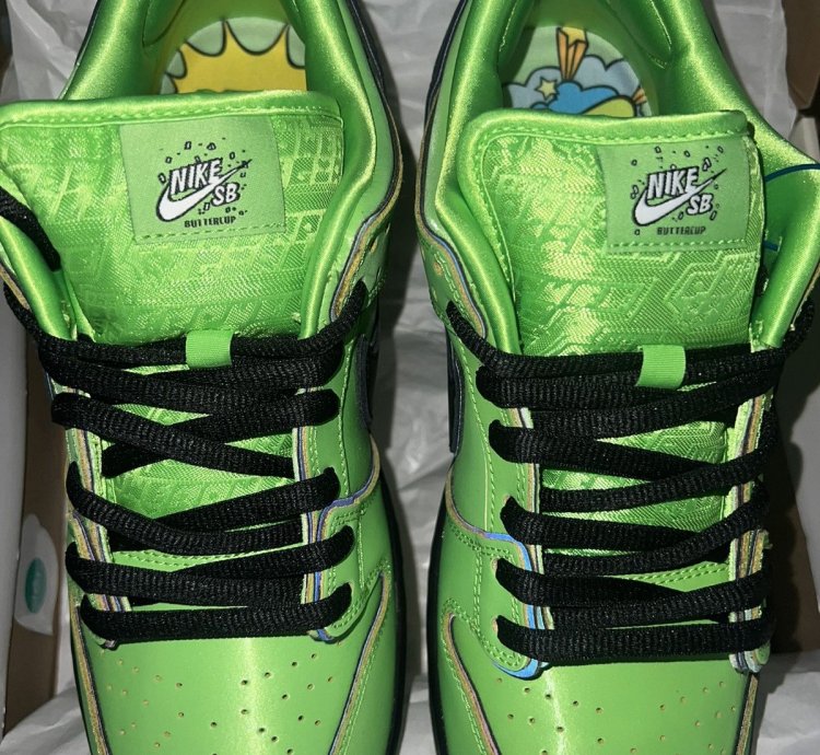Nike Sb Dunk Low Powerpuff Girls Buttercup