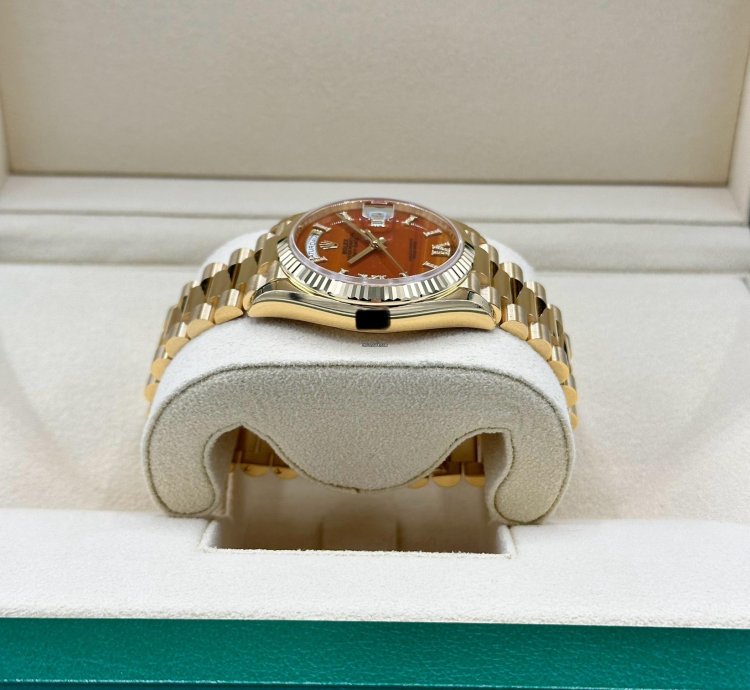 Rolex Day-date 36 Carnelian Dial Bnib 2024