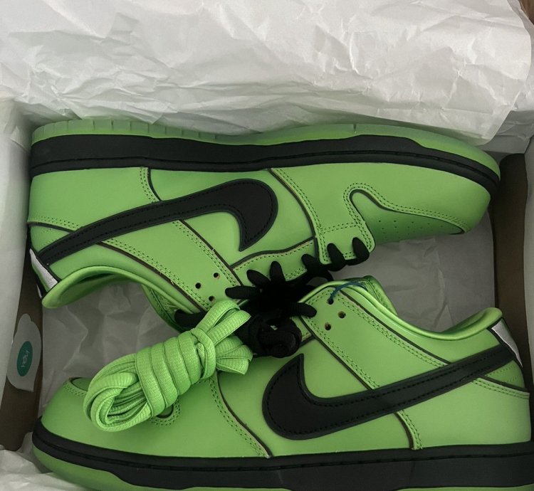 Nike Sb Dunk Low Powerpuff Girls Buttercup