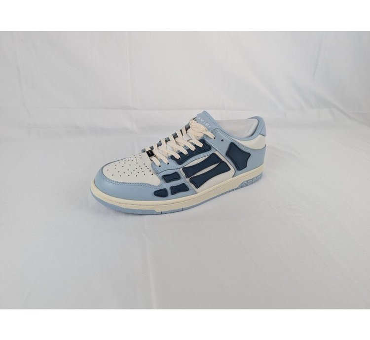 O1rshd1 Skeleton Top Low Sneakers In Baby Blue White