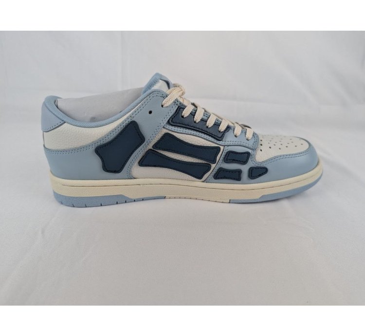 O1rshd1 Skeleton Top Low Sneakers In Baby Blue White
