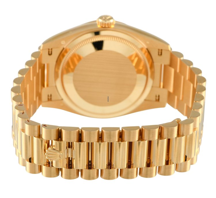 Rolex Day-date 36 Carnelian Diamond Dial Watch 128238