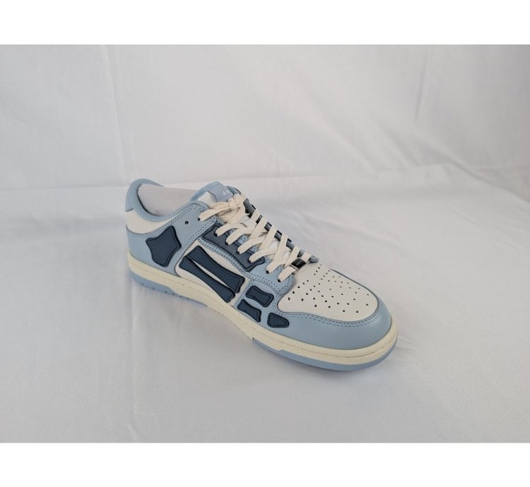 O1rshd1 Skeleton Top Low Sneakers In Baby Blue White