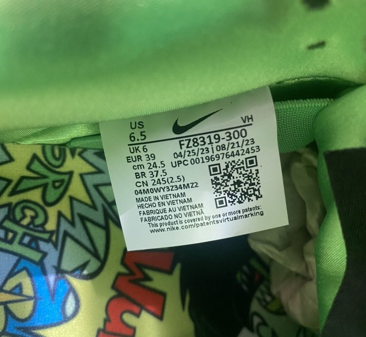 Nike Sb Dunk Low Powerpuff Girls Buttercup Size 6 5