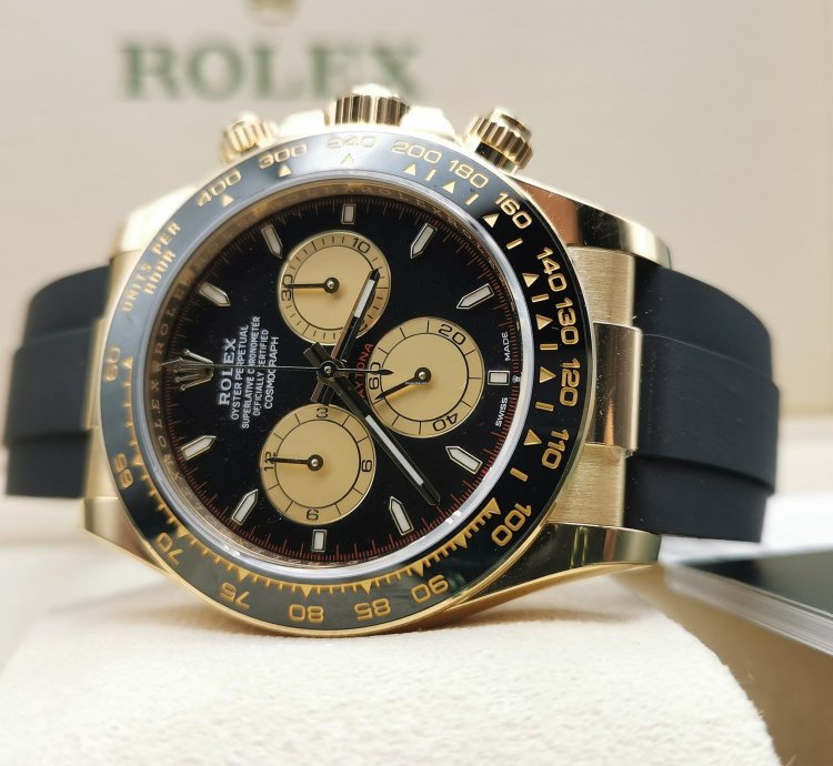 Rolex Daytona 126518ln - Gold Black Dial - 2024 Full Set - Genuine Rolex