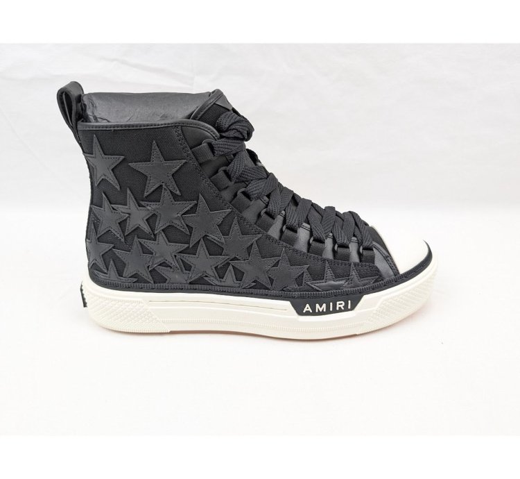 O1rshd1 Stars Court Hi-top Sneakers In Black White