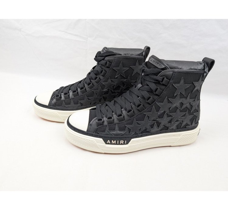 O1rshd1 Stars Court Hi-top Sneakers In Black White