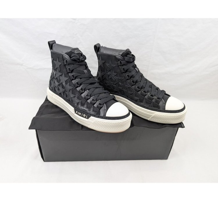 O1rshd1 Stars Court Hi-top Sneakers In Black White