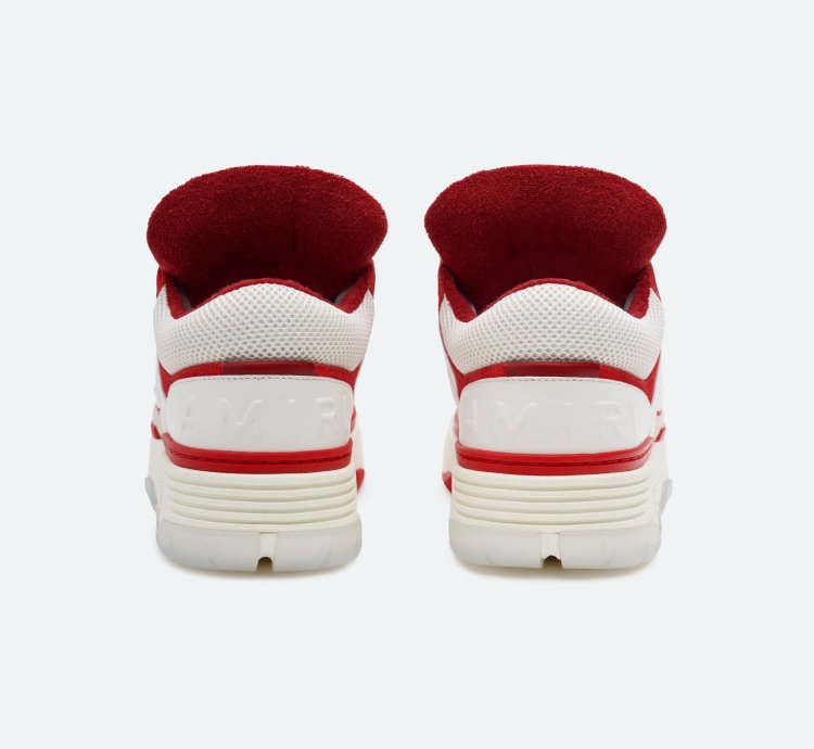 O1s1wg110325 Ma-1 Low-top Sneakers In White Red