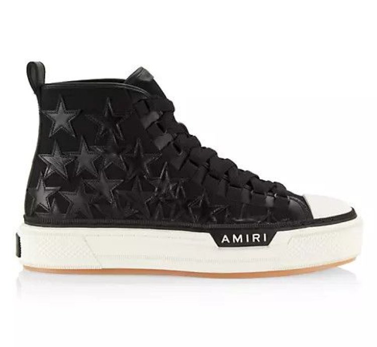 O1w1db11224 Stars High-top Sneakers In Black White