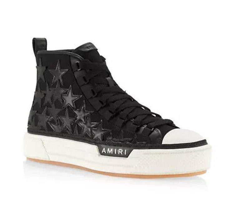 O1w1db11224 Stars High-top Sneakers In Black White
