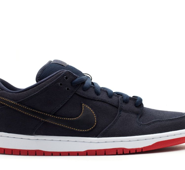 Nike Sb Dunk Low Premium Levi Navy Denim - 573901 447